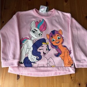 Girls' My Little Pony Graphic‎ Pullover Sweater Size 7/8